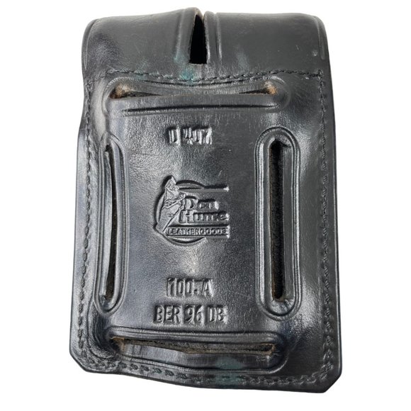 Don Hume Duty Magazine Pouch Black Double Stack D-407 100.A US/INS-BER96 DB - Picture 2 of 3